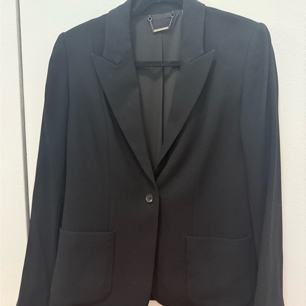 Elie Tahari Black Blazer Tailored Suit Jacket